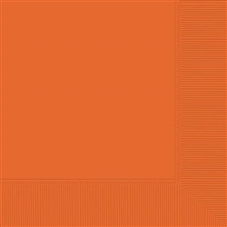 Autumn Warmth 2-ply Orange Beverage Napkins | Party Supplies