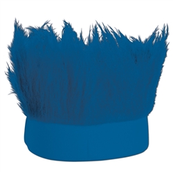 Blue Hairy Headband