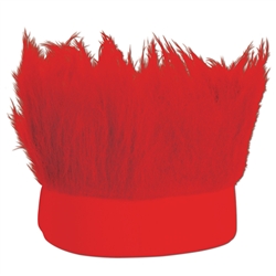 Red Hairy Headband