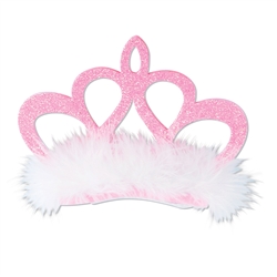 Pink Crown Hair Clip
