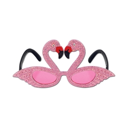 Glittered Flamingo Fanci-Frame Sunglasses