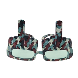 Camo Redneck Salute Fanci-Frame Sunglasses