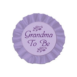 Grandma To Be Satin Button