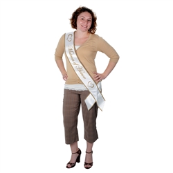 Matron of Honor Satin Sash