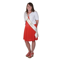 Maid of Honor Satin Sash