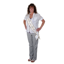 Mother of the Bride Satin Sash