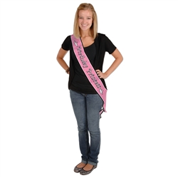 Birthday Princess Satin Sash