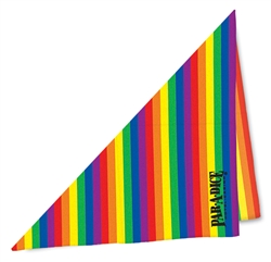 Custom Imprinted Rainbow Bandana