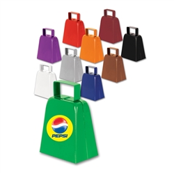 4-Color Custom Imprinted Cowbells