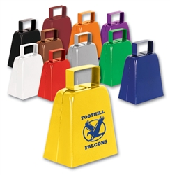 1-Color Direct Imprinted Sport Cowbells