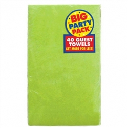 Kiwi Big Party Packs 2-Ply Guest Towels | St. Patrick's Day Party Supplies