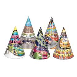 Race Car Birthday Hats