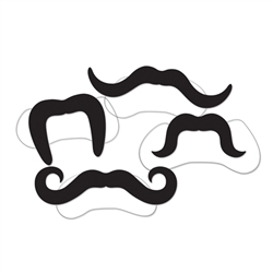 Printed Villain Moustaches