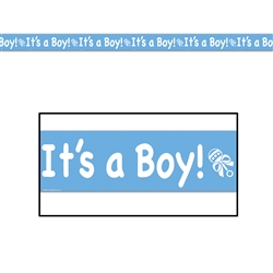 It's A Boy Party Tape