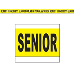 Senior Moment In Progress Party Tape