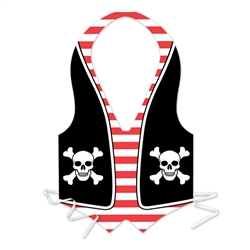 Packaged Plastic Pirate Vest