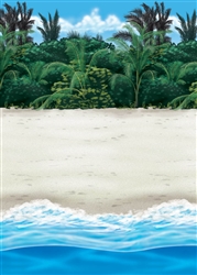 Beach Scene Setters Room Rolls | Luau Party Supplies