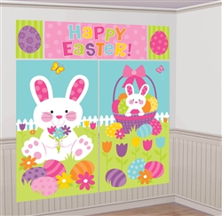 Easter Scene Setters Wall Decorating Kit | Party Supplies