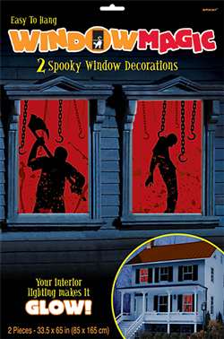 Bloody Window Magic Decorations | Party Supplies