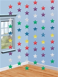 Multi Star String Decoration | Party Supplies