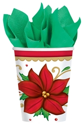 Winter Botanical 9oz. Paper Cups | Party Supplies