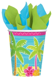 Summer Scene Cups | Luau Party Supplies