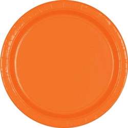 Orange Peel Plates 10-1/2" 20 ct | Party Supplies