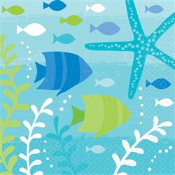 Summer Sea Beverage Napkins | Party Supplies