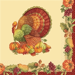 Joyful Thanksgiving Beverage Napkins | Party Supplies