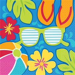 Summer Splash Luncheon Napkins | Party Supplies