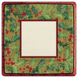 Winter Warmth 10" Square Paper Plates | Party Supplies