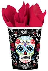 Day of the Dead 9 oz. Cups | Halloween Party Supplies
