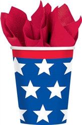 Red, White & Blue Stars 9 oz. Cups | Party Supplies
