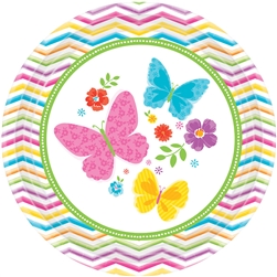 Celebrate Spring 7" Round Plates | Party Supplies