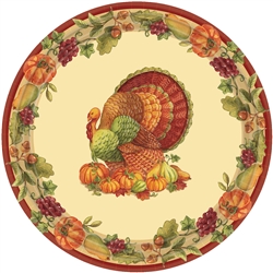Joyful Thanksgiving Round 9" Plates | Party Supplies