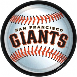 San Francisco Giants 9" Round Plates | Party Supplies