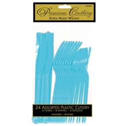 Caribbean Premium Assorted Cutlery | Party Supplies