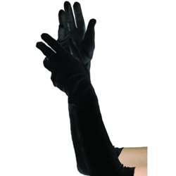 Child's Long Gloves - Black | Party Supplies