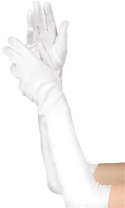 Women's Long Gloves - White | Party Supplies