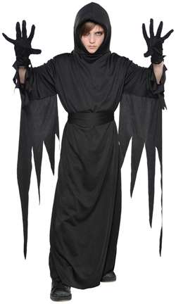 Child's Terror Robe - Black | Party Supplies