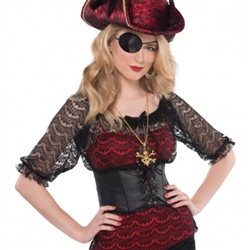 Lace Pirate Shirt | Party Supplies