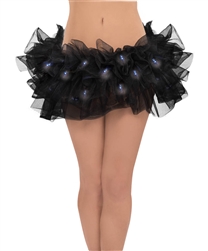 Black Light-Up Tutu - Adult | Party Supplies