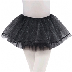 Black Sparkly Tutu - Child S/M | Party Supplies