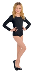 Black Bodysuit - Child S/M | Party Supplies