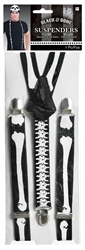 Black & Bone Suspenders | Party Supplies