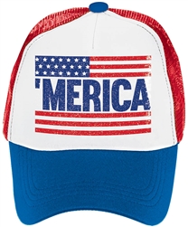 Patriotic Spirit Hat - Men's | Party Supplies