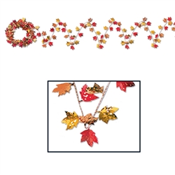 Gleam 'N Flex Autumn Leaf Garland