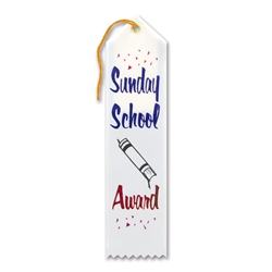 Sunday School Award Ribbon