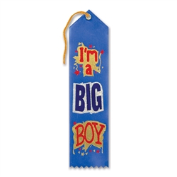 I'm a Big Boy Award Ribbon