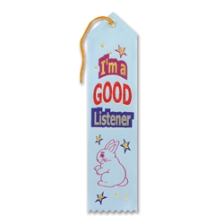 I'm a Good Listener Award Ribbon